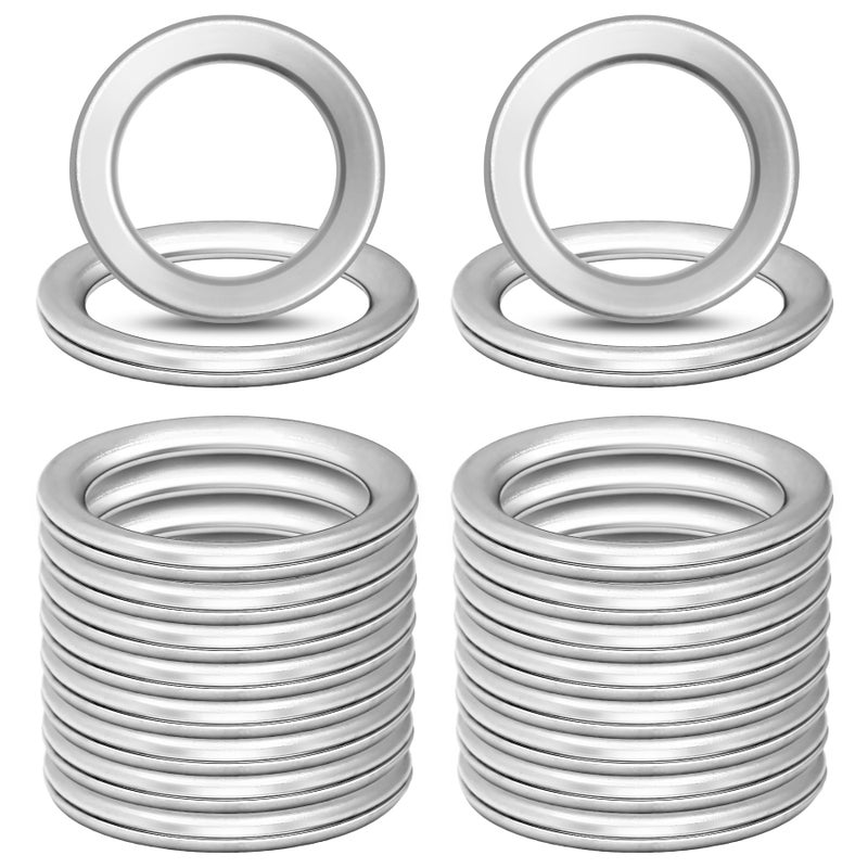 luxlead 20 PCS Transmission Drain Plug Gaskets Oil Crush Washer Seal Rings Compatible with Toyota Lexus 4Runner Sequoia Tacoma Tundra Lexus GS450H, IS250/350, LS430, LS460, Replaces 35178-30010 - Image 1